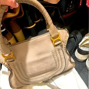 Chloe Marcie Medium Suede bag